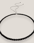 Collar mini base 4mm lava negra