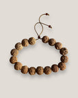 Pulsera base 10 mm esponja coral marrón claro