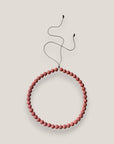 Collar 8mm lava rosa