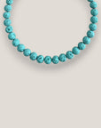 Collar base 10mm lava azul turquesa