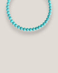 Collar Base 8mm lava azul turquesa