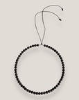 Collar medium base 6mm lava negra