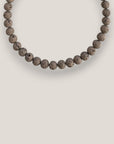 Collar base 10mm lava marrón claro