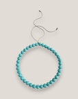 Collar base 10mm lava azul turquesa