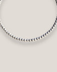 Collar mini base 4mm lava blanca