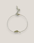 Pulsera isla de Fuerteventura 15mm acero titanio con cadena fina soldada