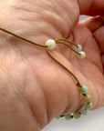 Pulsera Eloise con estrella howlita y amazonitas