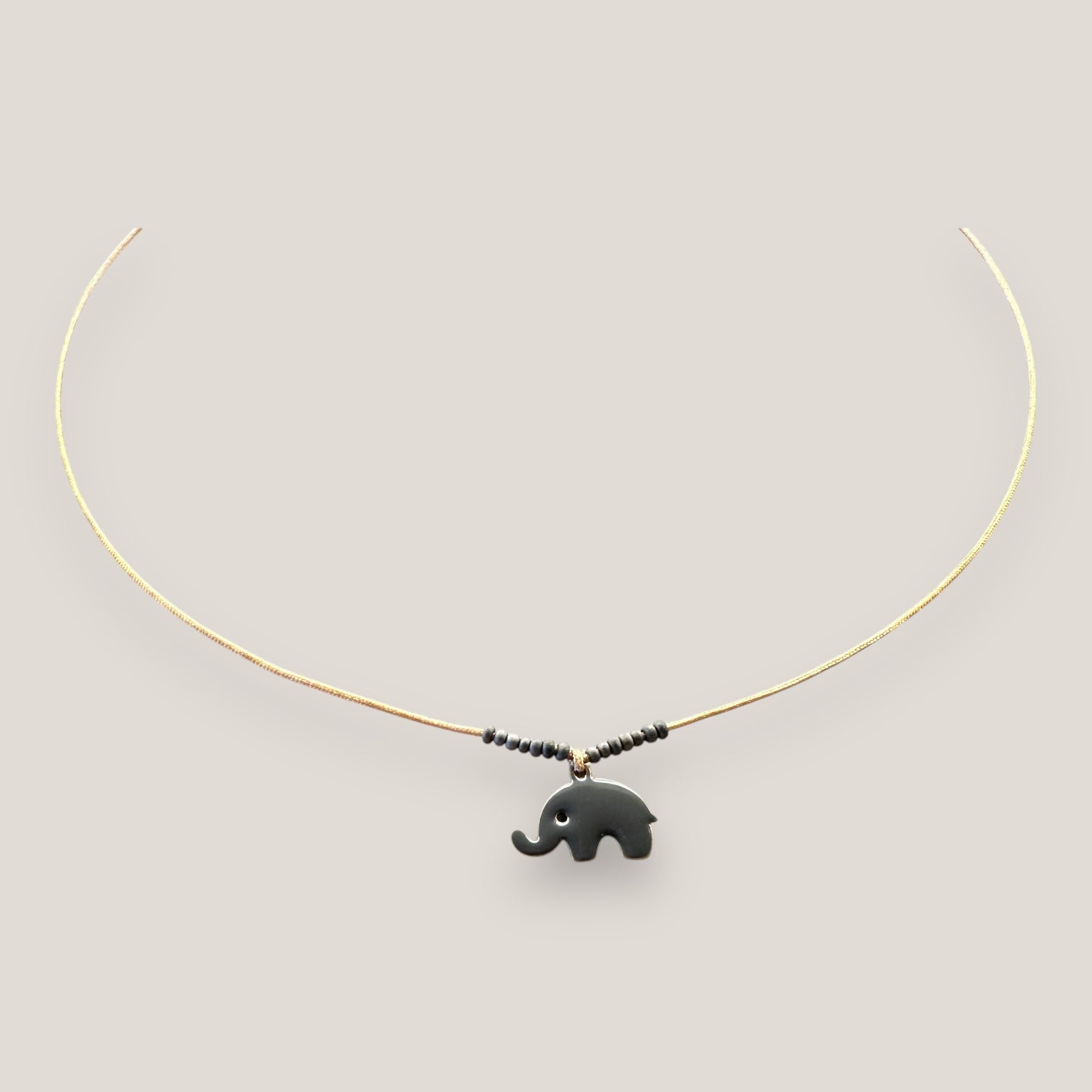 Maxi bracelet with golden turtle and colored lava
