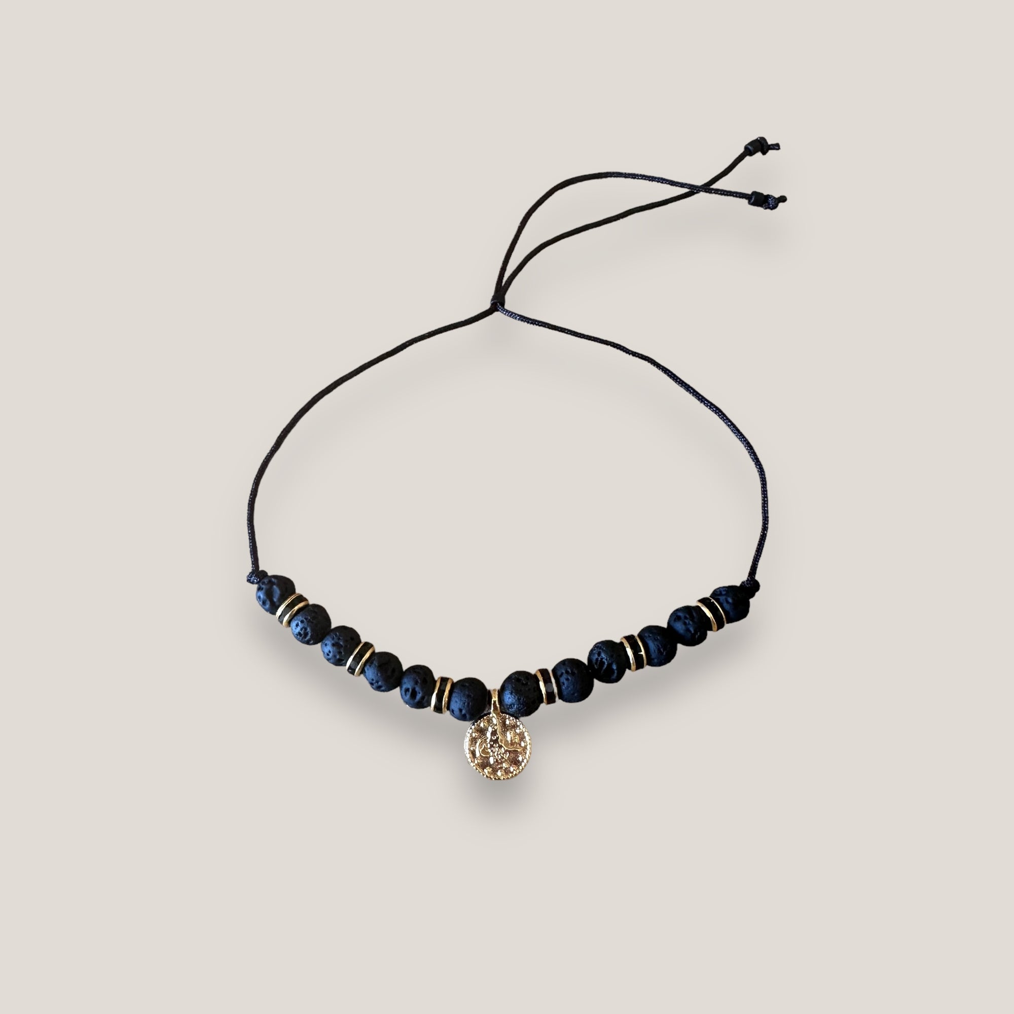 Midi bracelet me golden turtle and lava color