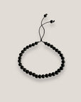 Pulsera base 4mm lava negra