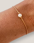 Midi bracelet me golden turtle and lava color