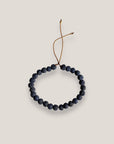 Pulsera base 6mm esponja coral azul marino