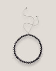 Collar Base 8mm marrón oscuro
