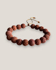 Pulsera base 8mm esponja coral azul granate bravo