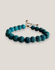Pulsera base 8mm esponja coral verde bermuda bahía