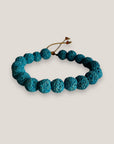 Pulsera base 8mm esponja coral verde isla indigo