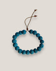 Pulsera base 8mm esponja coral verde isla indigo