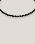 Collar mini base 4mm lava negra