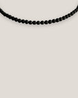 Collar mini base 4mm lava negra