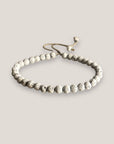Pulsera mini base 4mm lava blanca