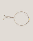 Goldenes Kordelarmband mit 15-mm-Goldstahl der Insel Fuerteventura