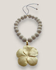 Maxi bracelet with golden turtle and colored lava
