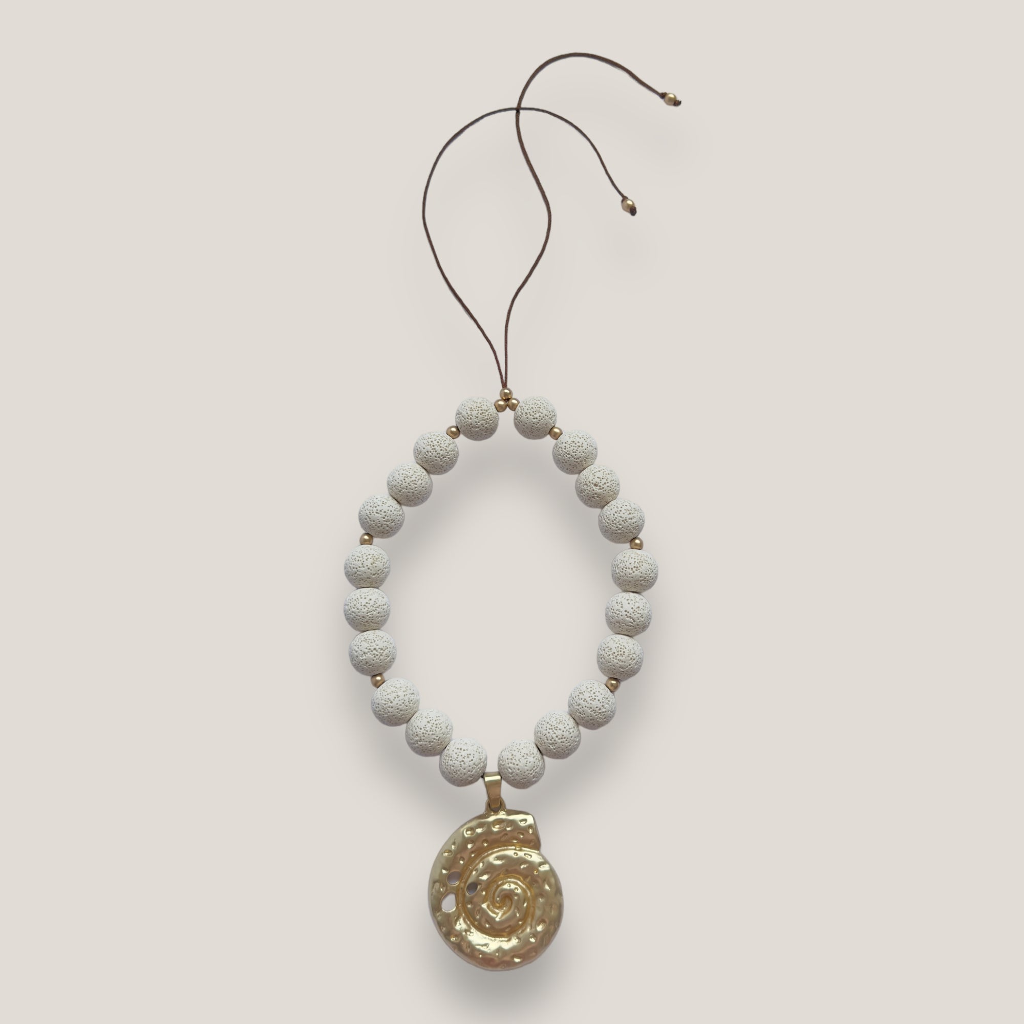 Maxi bracelet with golden turtle and colored lava