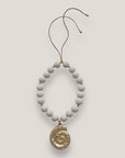 Maxi bracelet with golden turtle and colored lava