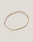 Midi bracelet me golden turtle and lava color