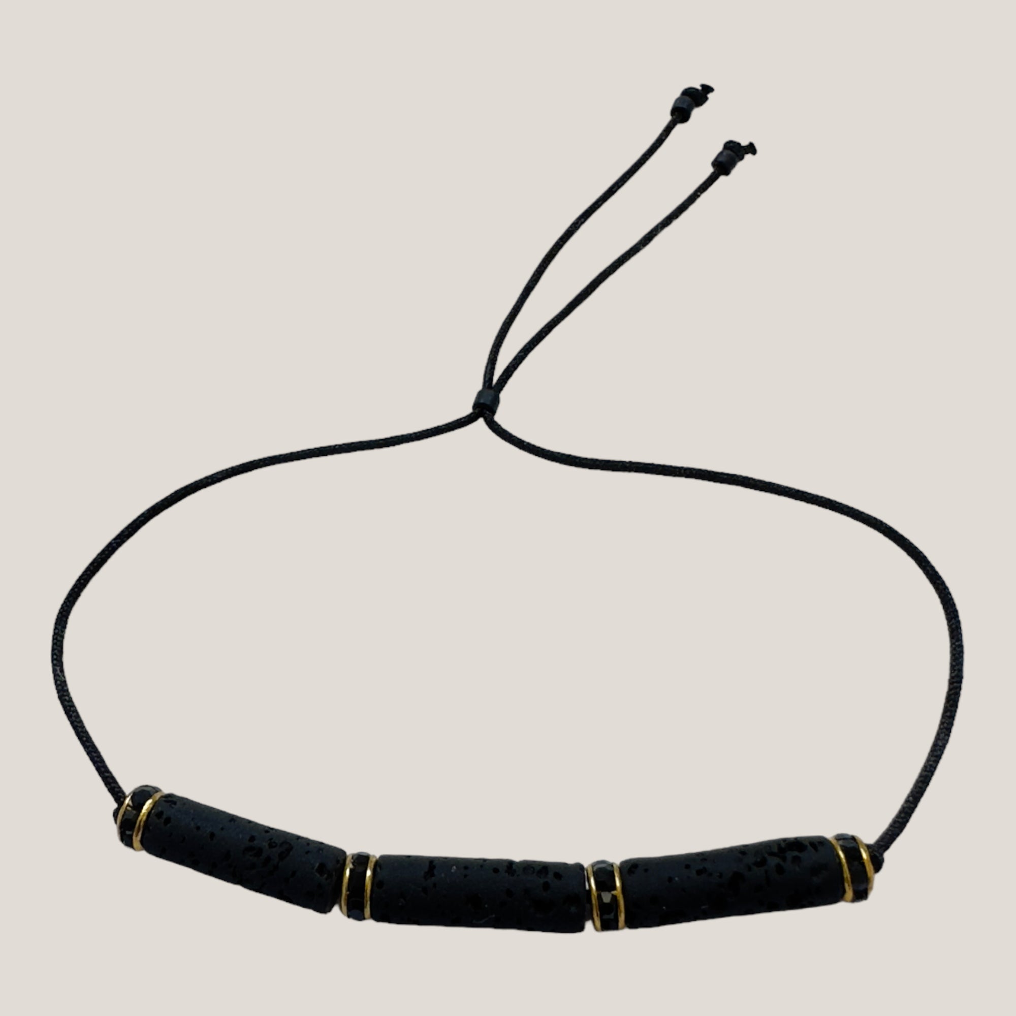 Midi bracelet me golden turtle and lava color