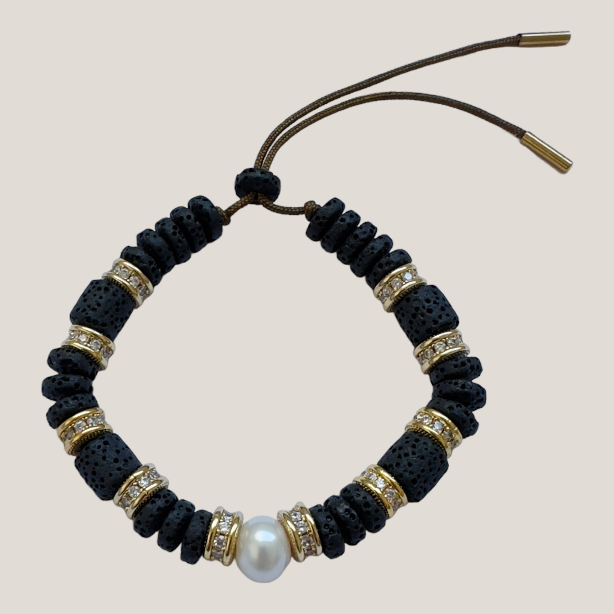 Maxi luxi silver turtle bracelet and lava color