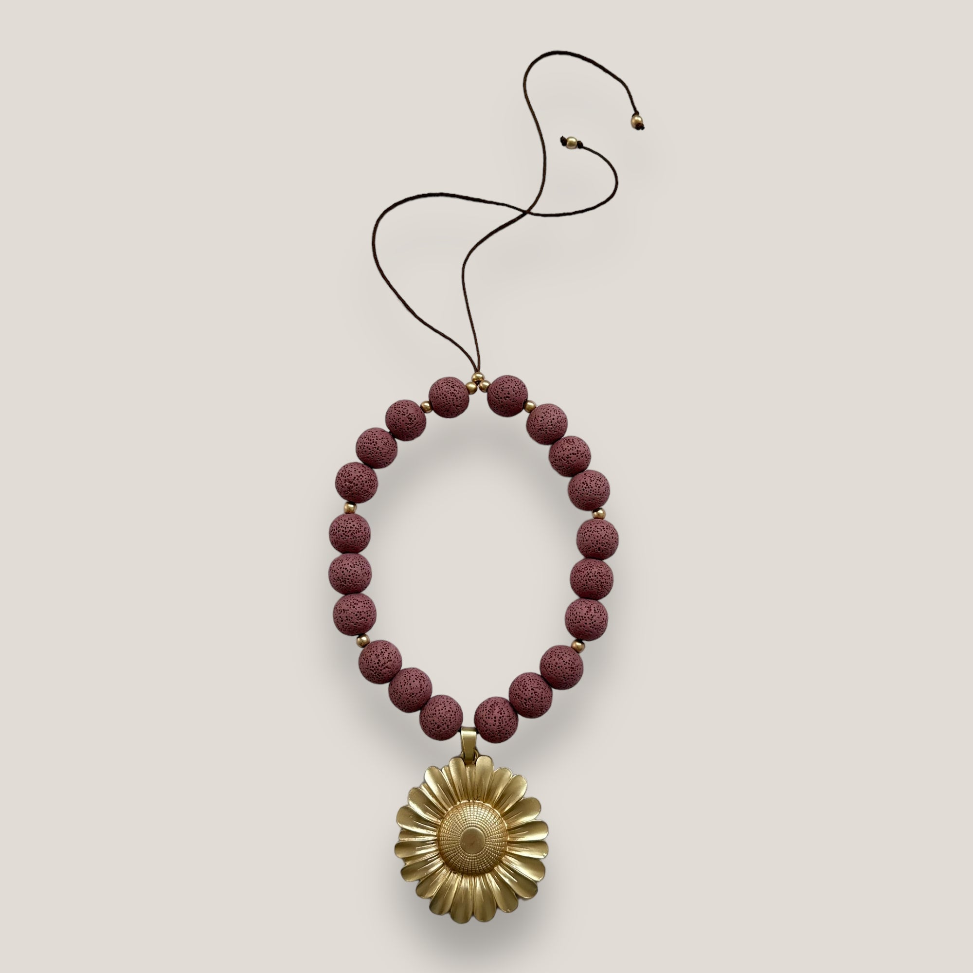 Maxi bracelet with golden turtle and colored lava