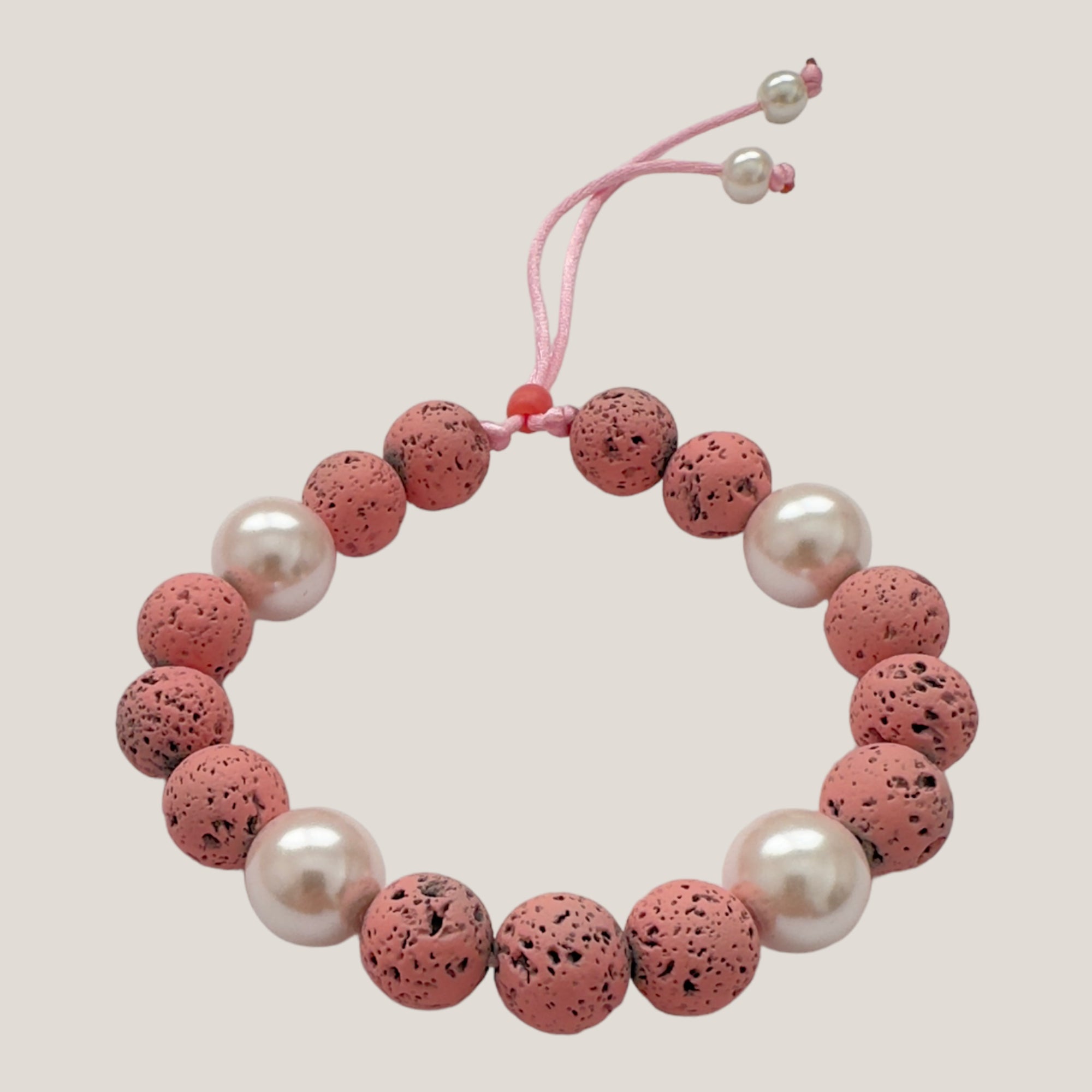 Bracelet with large golden turtle and colored lava