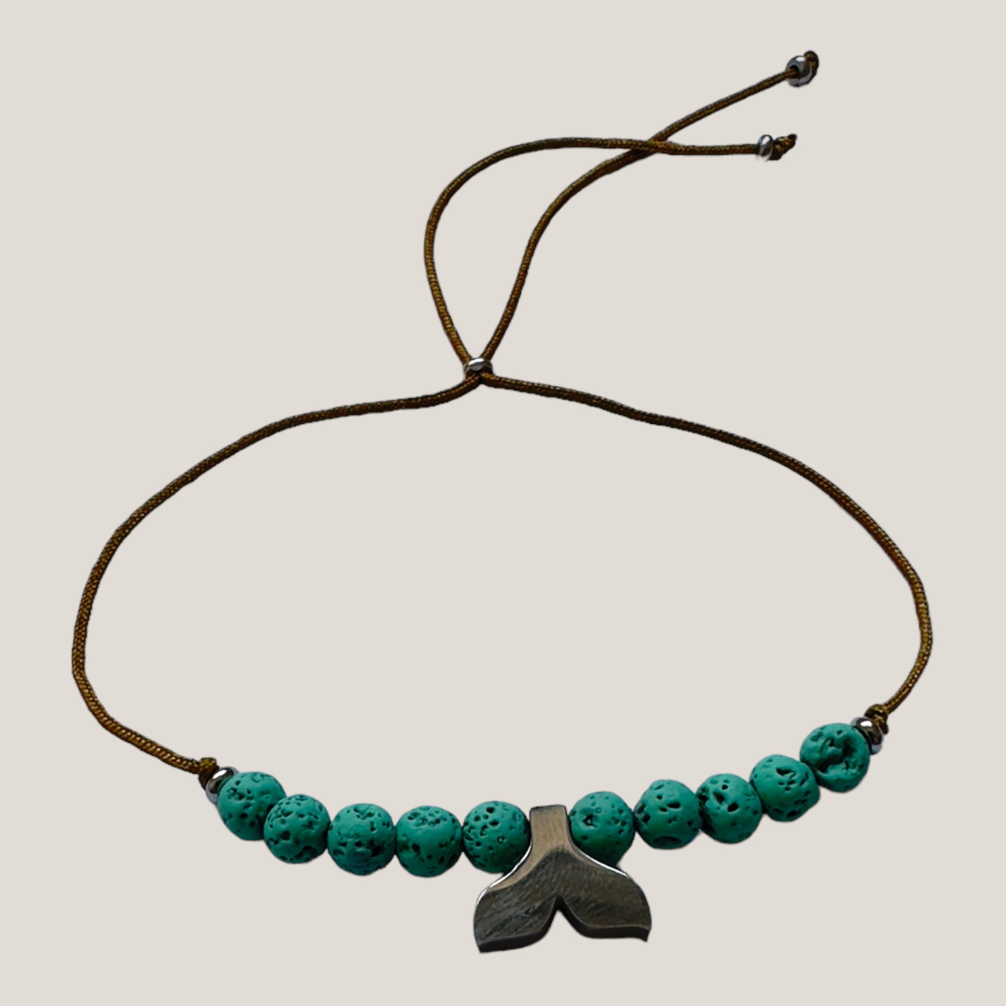 Midi bracelet me golden turtle and lava color