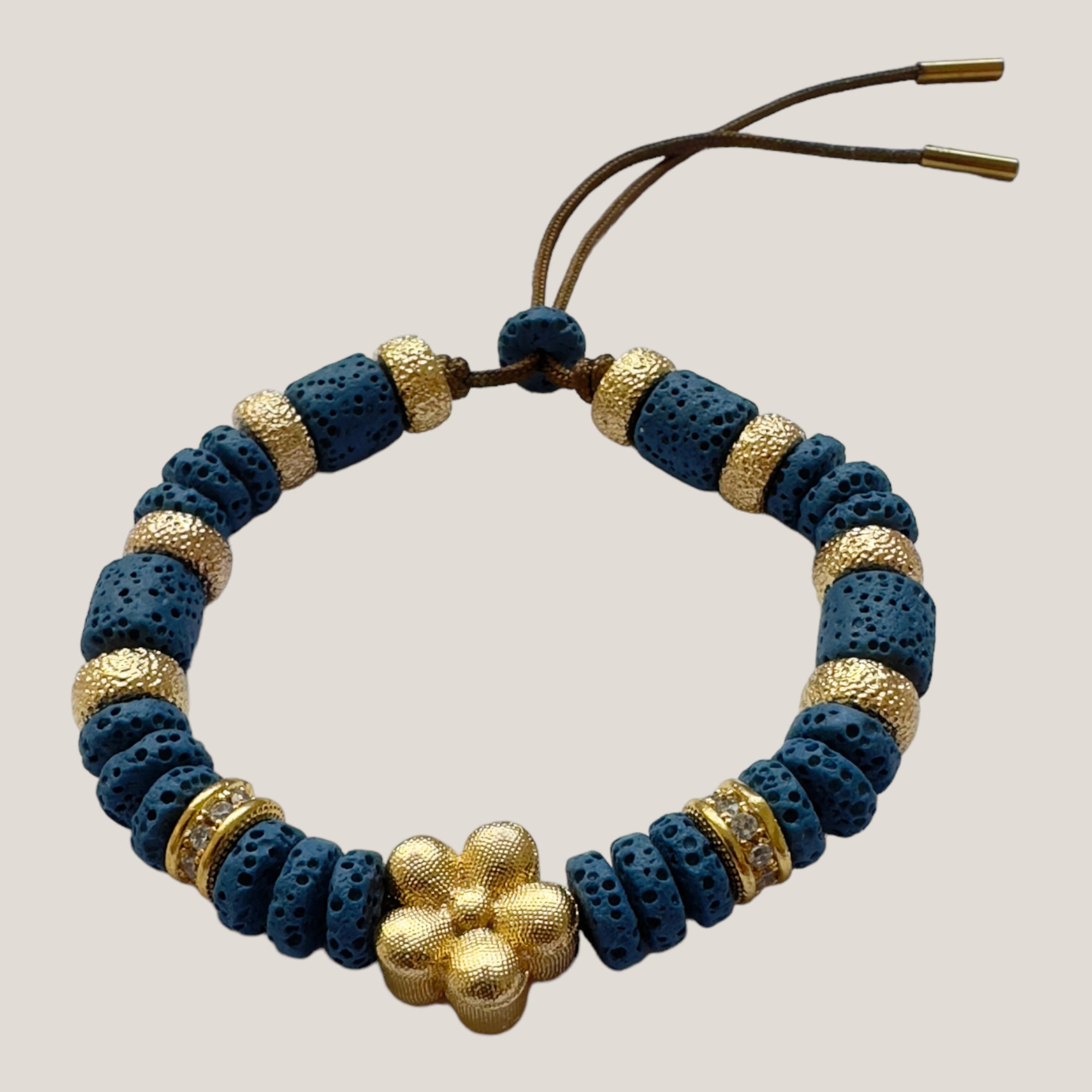 Maxi luxi silver turtle bracelet and lava color