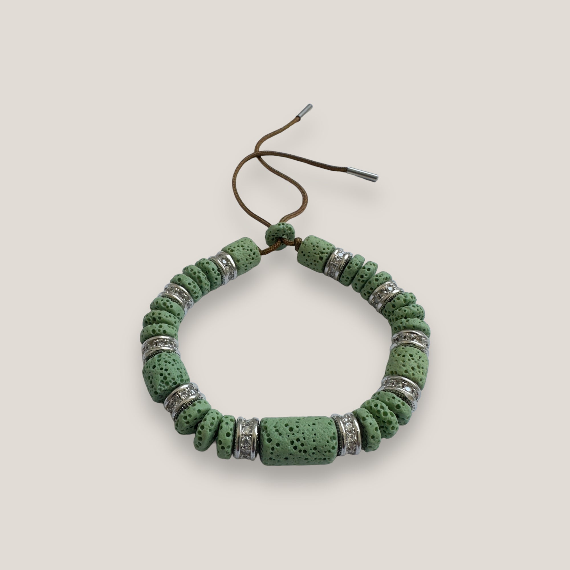 Maxi luxi silver turtle bracelet and lava color