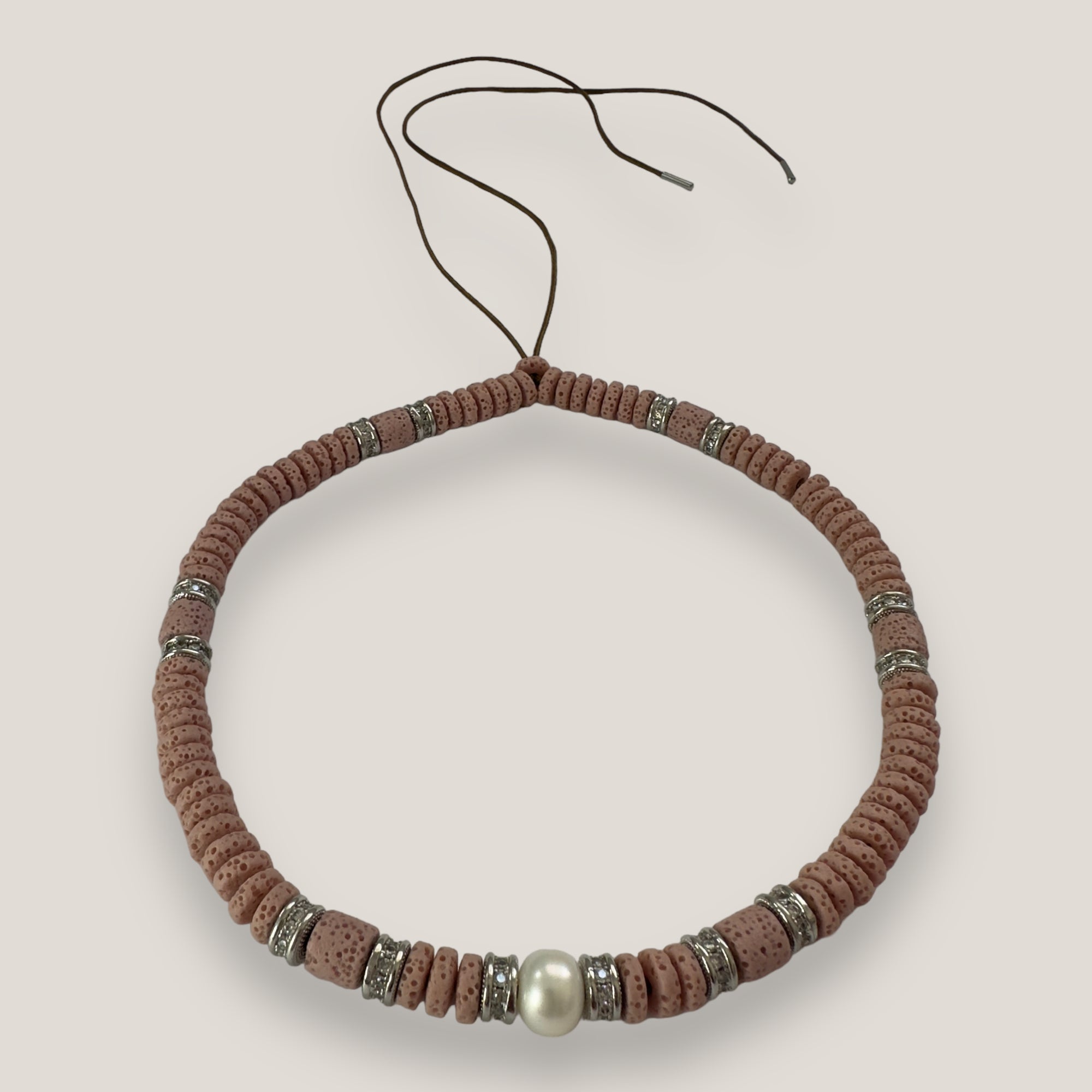 Maxi luxi silver turtle bracelet and lava color