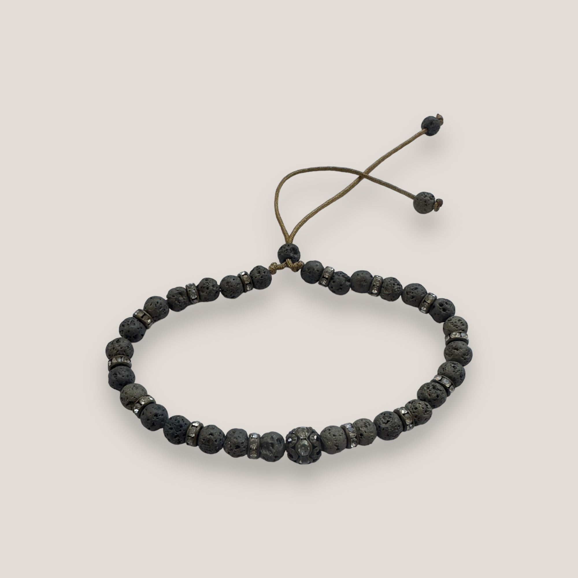 Golden turtle bracelet and colored lava