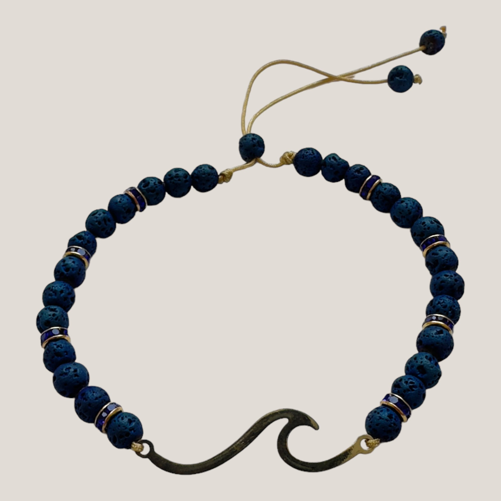 Maxi luxi bracelet golden turtle and lava color