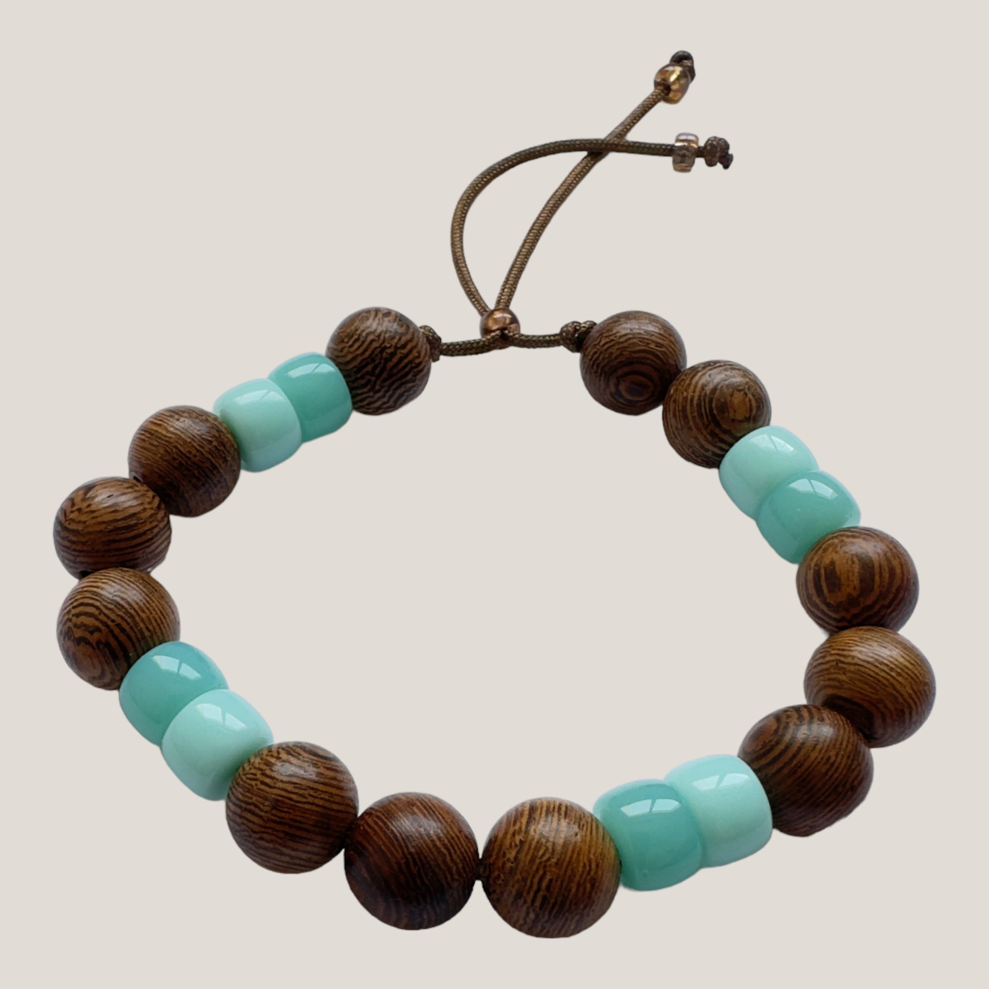 Golden turtle bracelet and colored lava