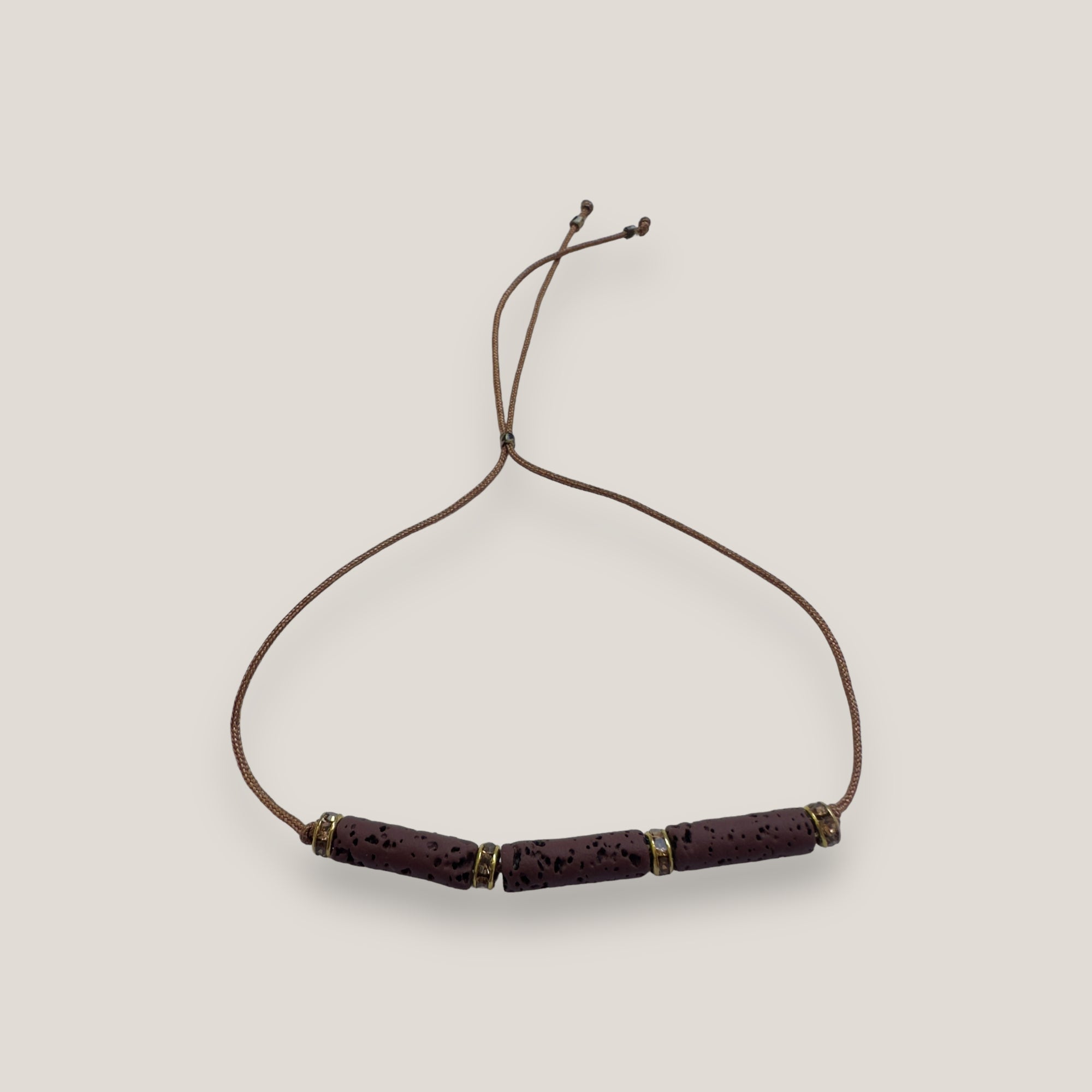 Midi bracelet me golden turtle and lava color