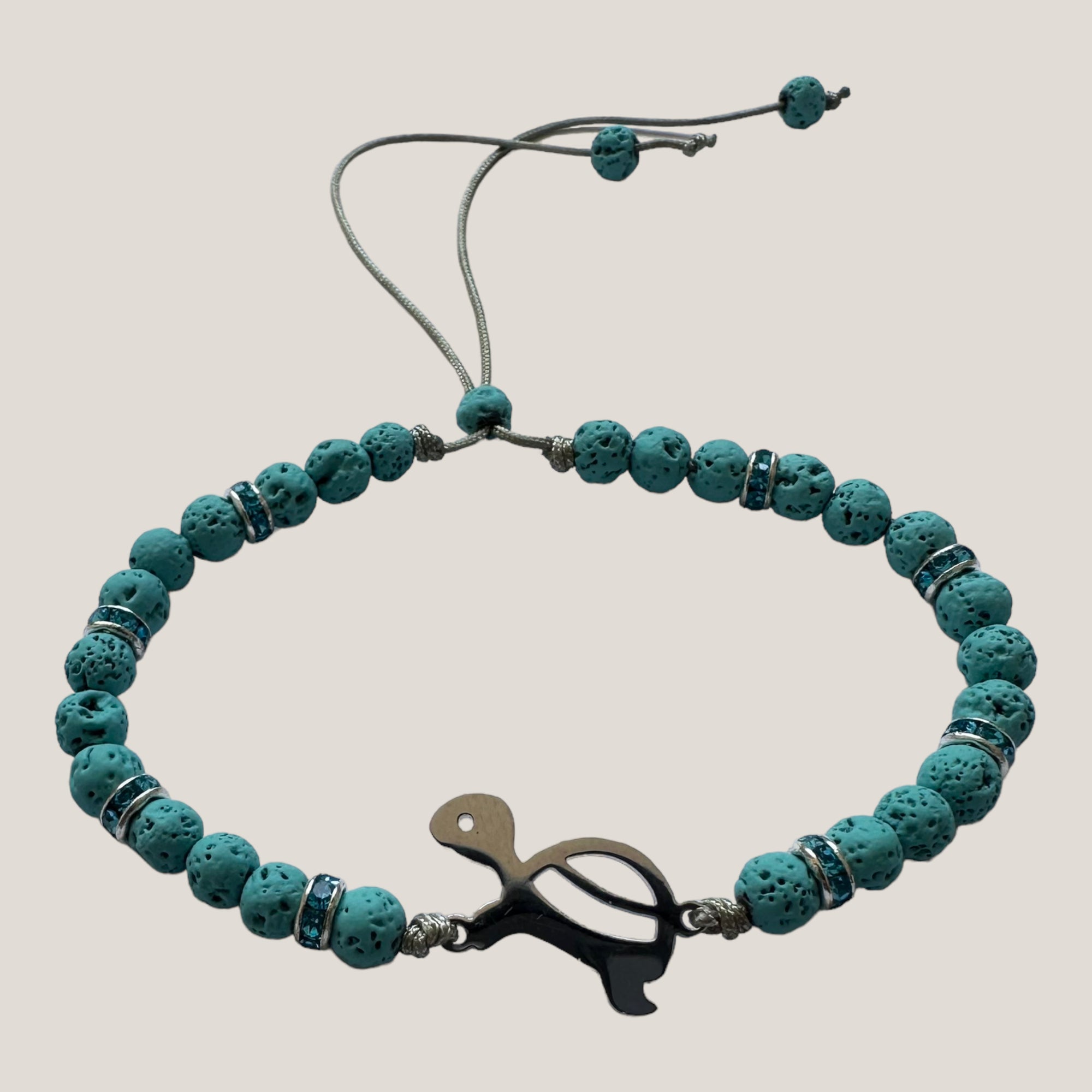 Maxi luxi bracelet golden turtle and lava color