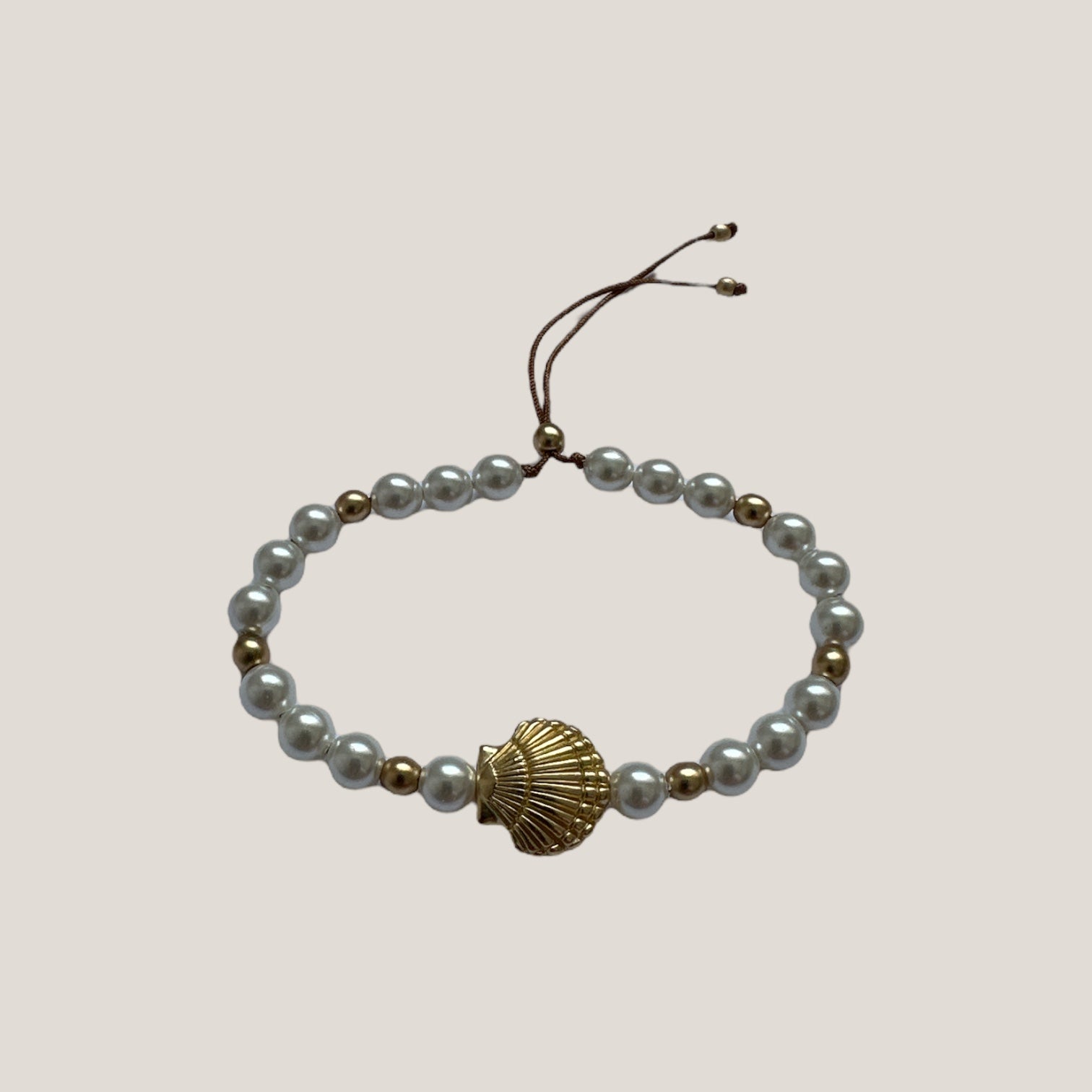 Bracelet with large golden turtle and colored lava
