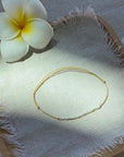 Midi bracelet me golden turtle and lava color