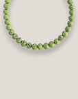 Collar base 10mm lava verde pera