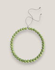Collar base 10mm lava verde pera