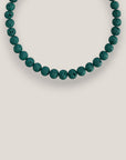 Collar base 10mm lava verde oscuro