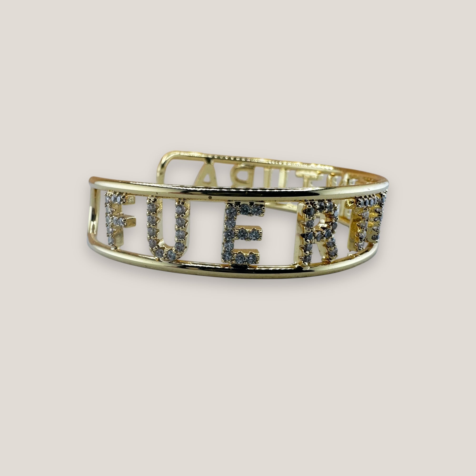 Brazalete FUERTEVENTURA circonitas baño oro 18kt