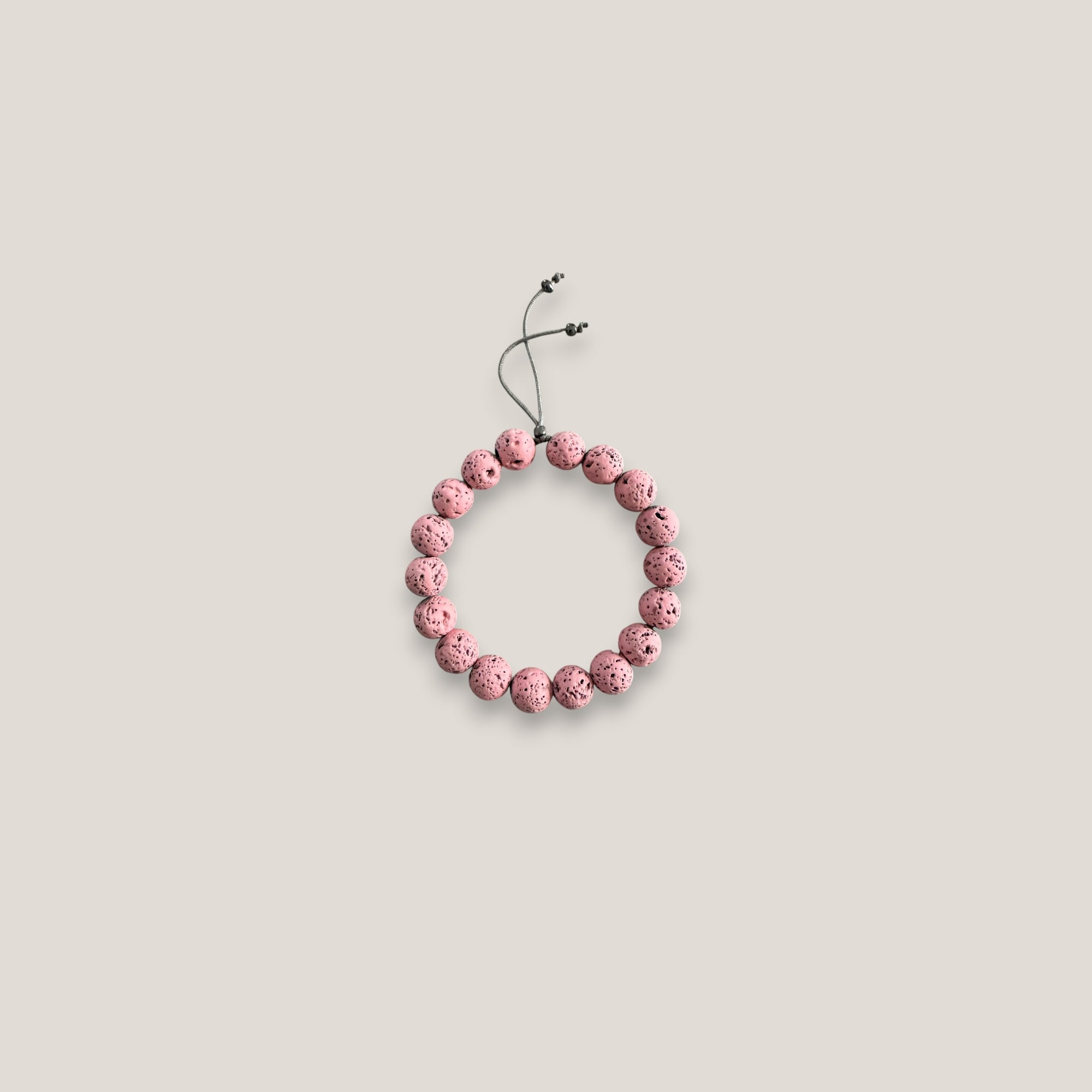 Pulsera base 10mm lava rosa
