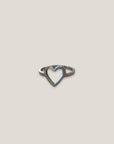 Anillo silueta corazón